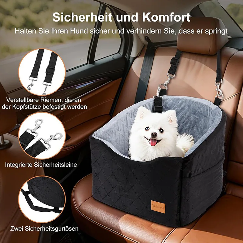 Pet Car Carrier Bed