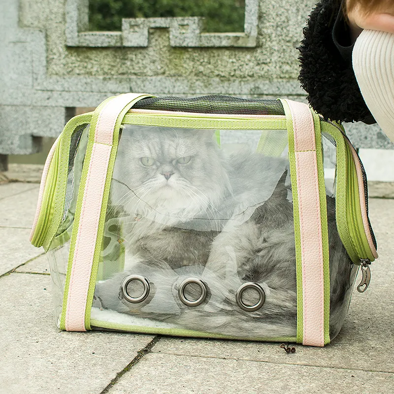 Windowed Shoulder Pet Carrier Bag